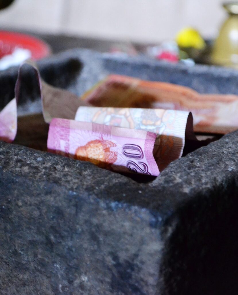 Spenden Geldscheine